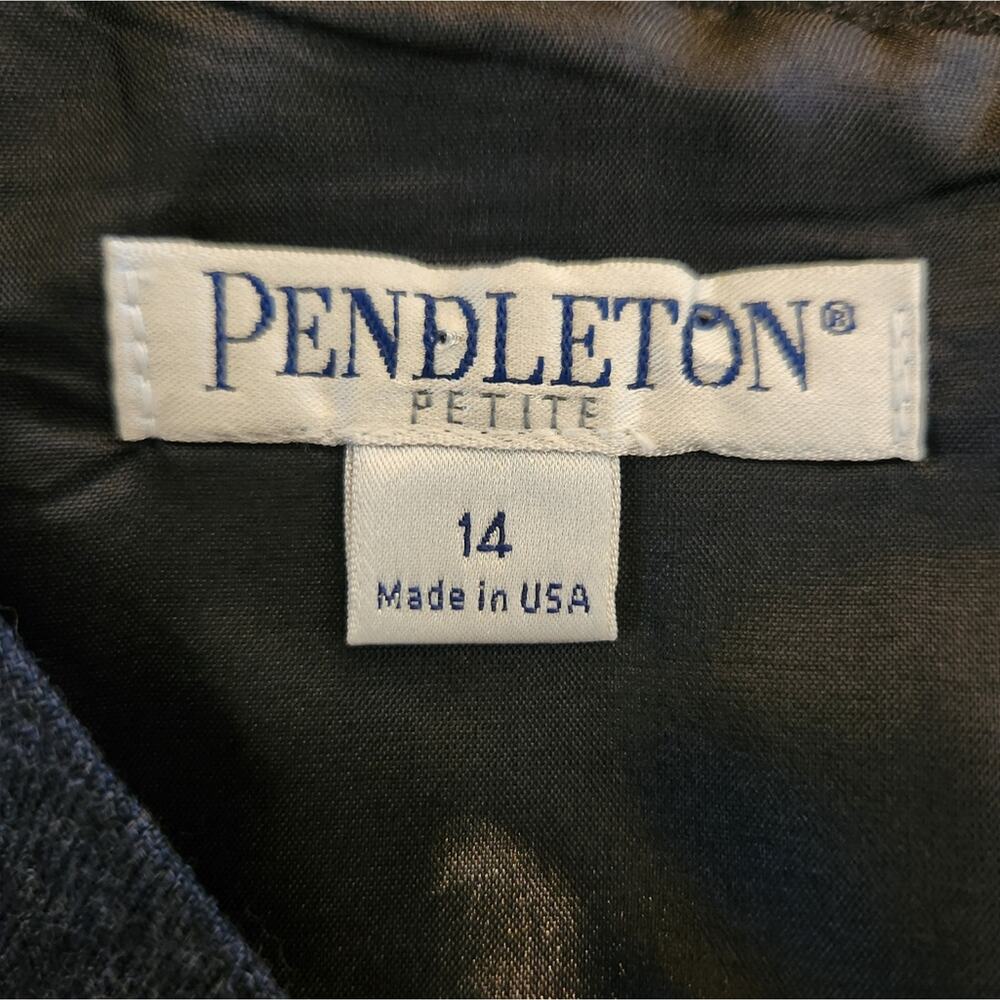 Pendleton Petite Classic Wool Lined Sheath Dress … - image 6